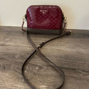 Michael Kors maroon purse